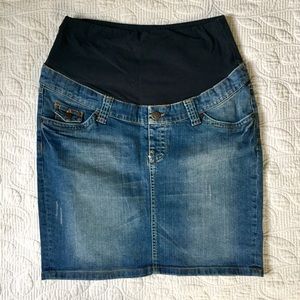 Denim maternity skirt from H&M Mama line